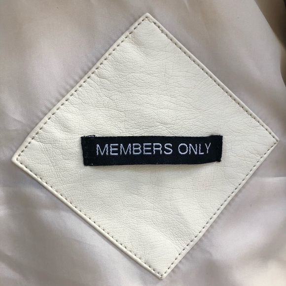 Members Only Ruffle Faux Leather Jacket - Picture 6 of 6